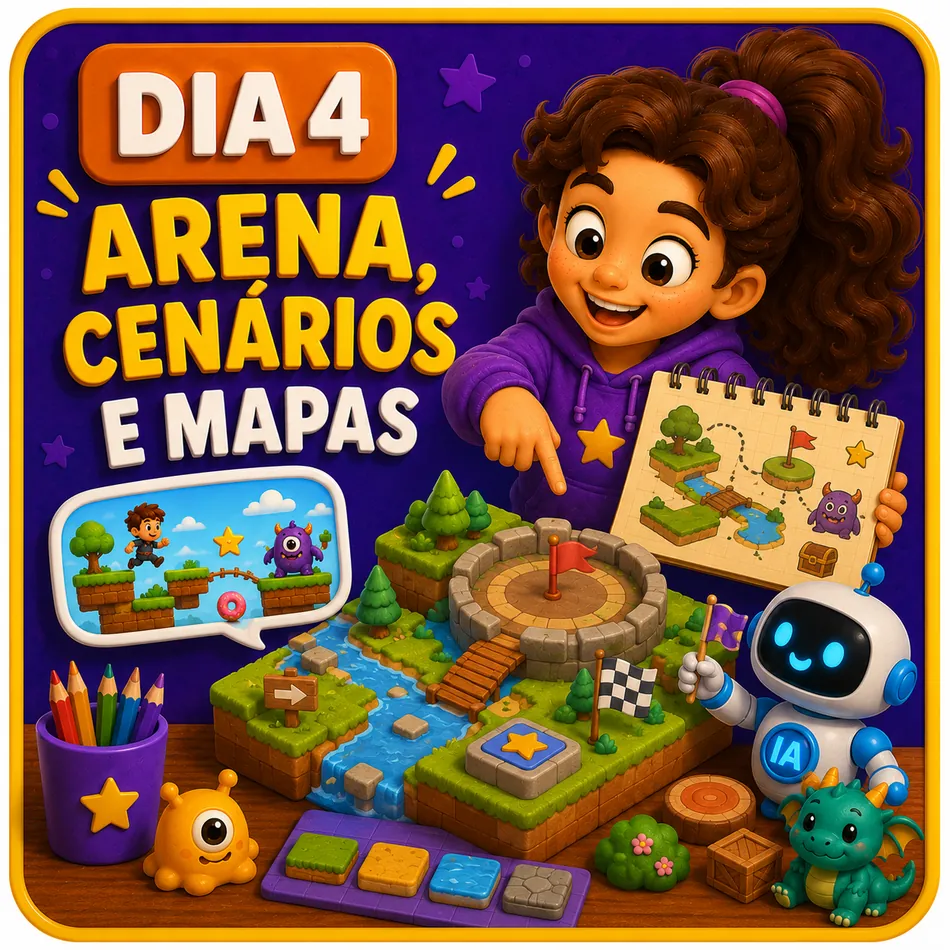Dia 4 - Arena, cenários e mapas